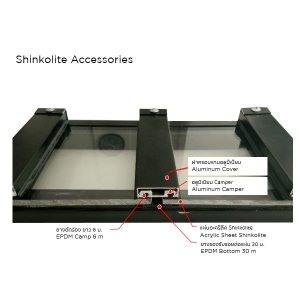 ยางรองรับรอยต่อแผ่น 30 ม. Shinkolite