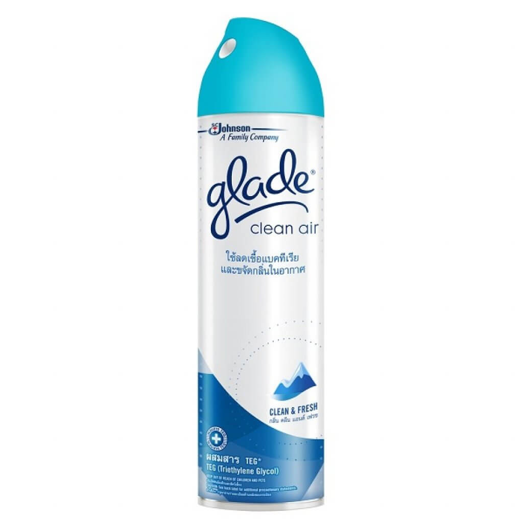 Glade เกลด คลีนแอร์ กลิ่นคลีนแอนด์เฟรช 320 มล.