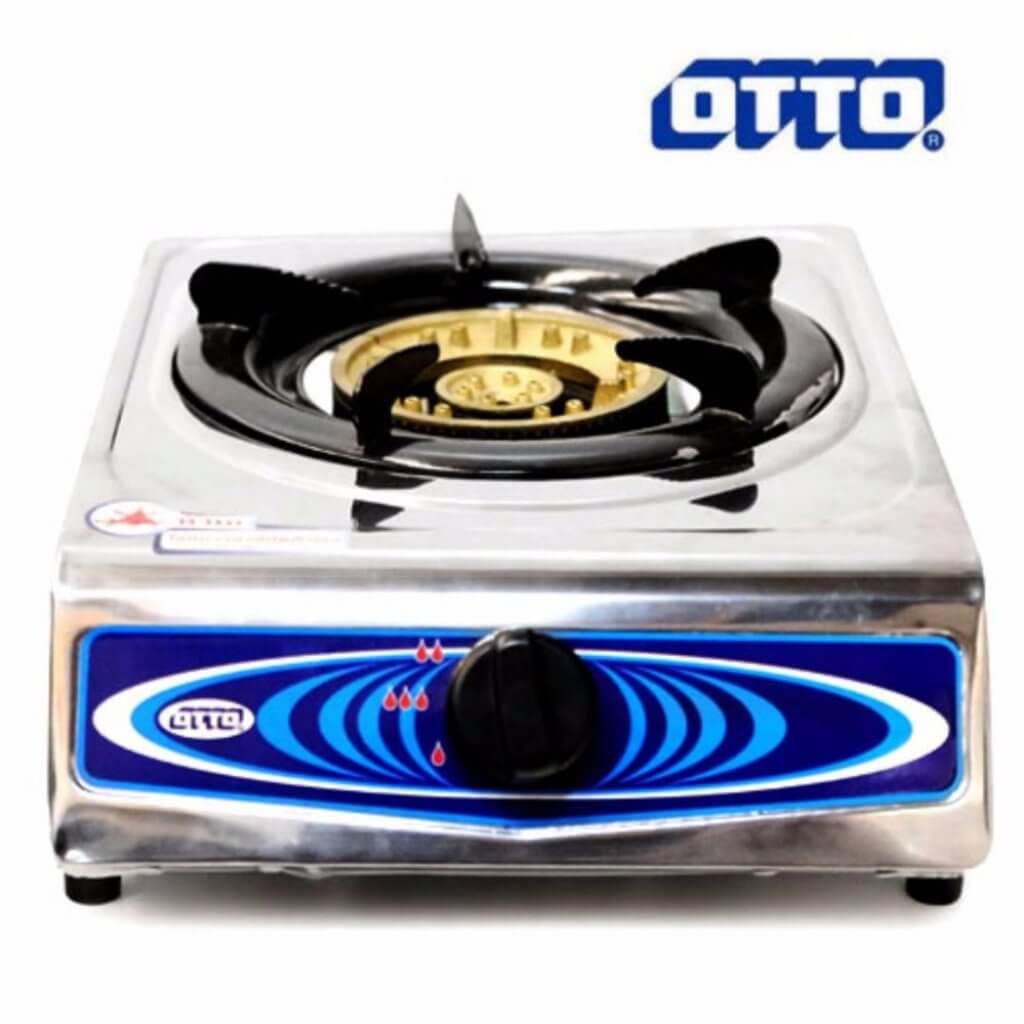 OTTO เตาแก๊สสแตนเลสหัวเดี่ยวทองเหลือง รุ่น GS-851