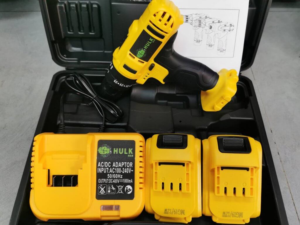 HK-H48V-SET สว่านไร้สายกระแทกกำลังสูง 48V HULKMAN