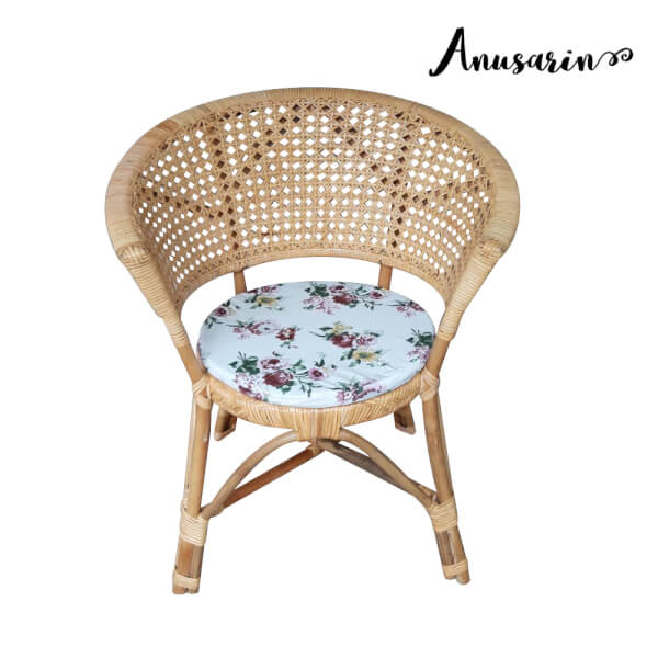 Anusarin เก้าอี้หวายแท้ทรงกลมสีธรรมชาติ Chillax Chair03 - Image 2