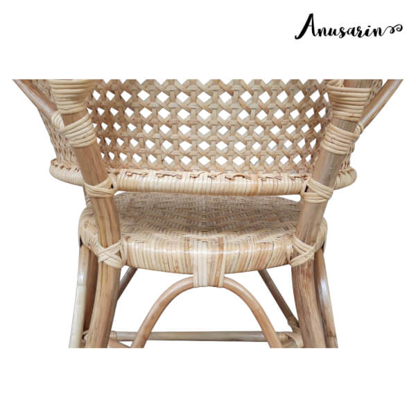 Anusarin เก้าอี้หวายแท้ทรงกลมสีธรรมชาติ Chillax Chair03 - Image 4