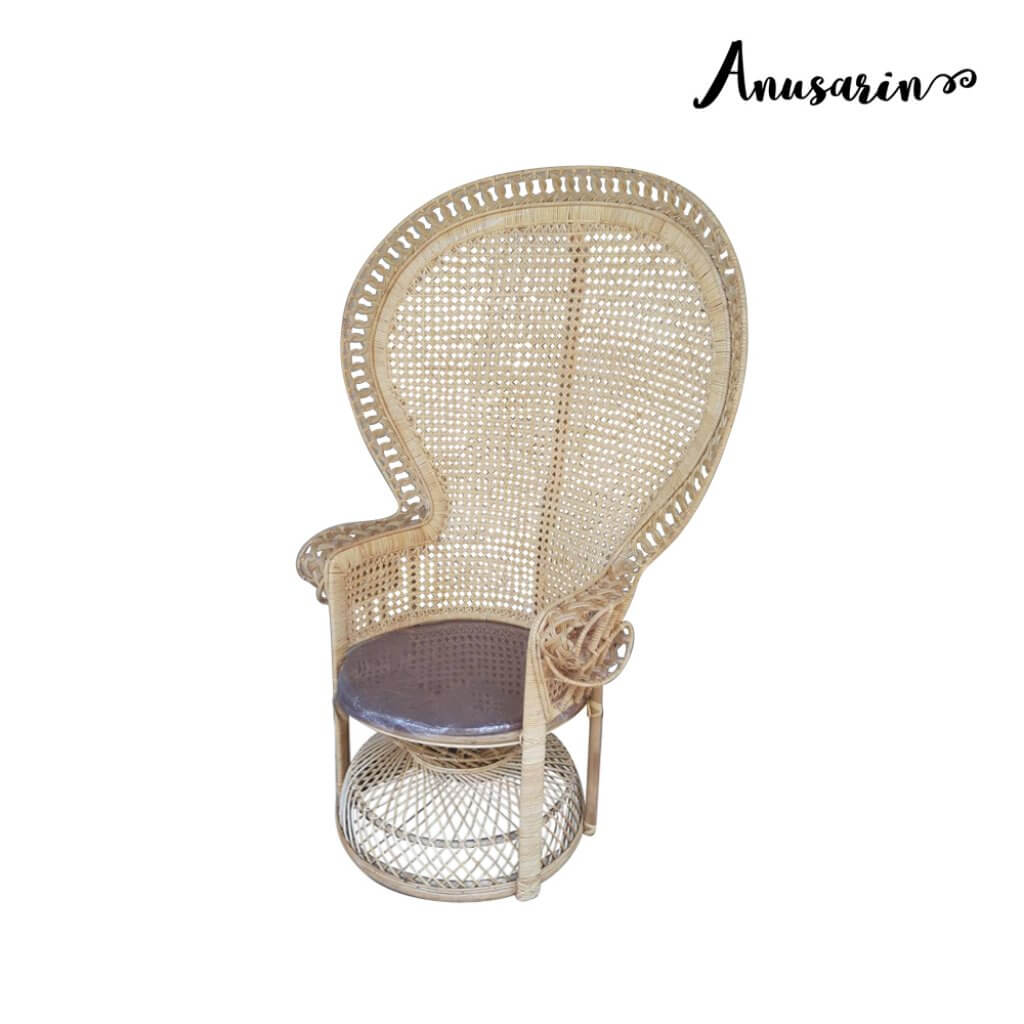 Anusarin Peacock 02 Genuine Rattan Chair