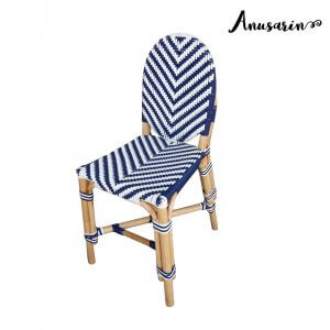 Anusarin Petite Bistro Chair เก้าอี้รับประทานอาหาร Blue-White