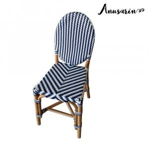 Anusarin Petite Bistro Chair 05 เก้าอี้รับประทานอาหาร Blue & White