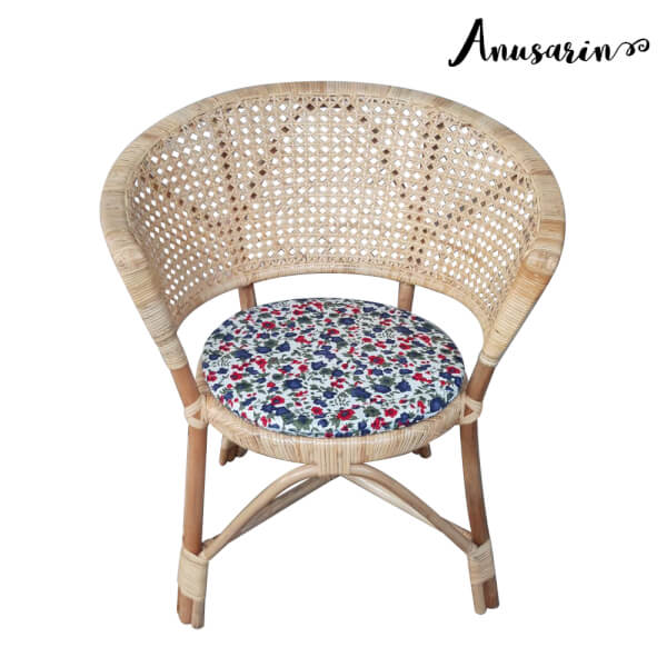 Anusarin เก้าอี้หวายแท้ทรงกลมสีธรรมชาติ Chillax Chair03 - Image 5