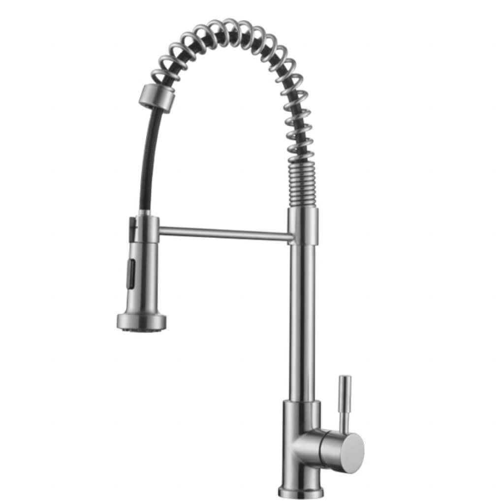 KF-31-916-63 ก๊อกซิงค์ผสมแบบก้านโยกติดบนเคาน์เตอร์ (สแตนเลส 304)