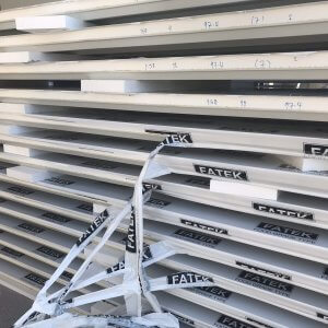 SANDWICH PANEL แผ่นฉนวนสำเร็จรูป PS 2 นิ้ว เหล็ก Blue Scope
