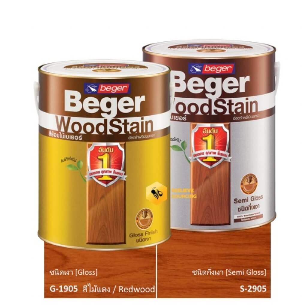 Beger WoodStain Redwood สีย้อมไม้