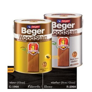 Beger WoodStain Ebony สีย้อมไม้