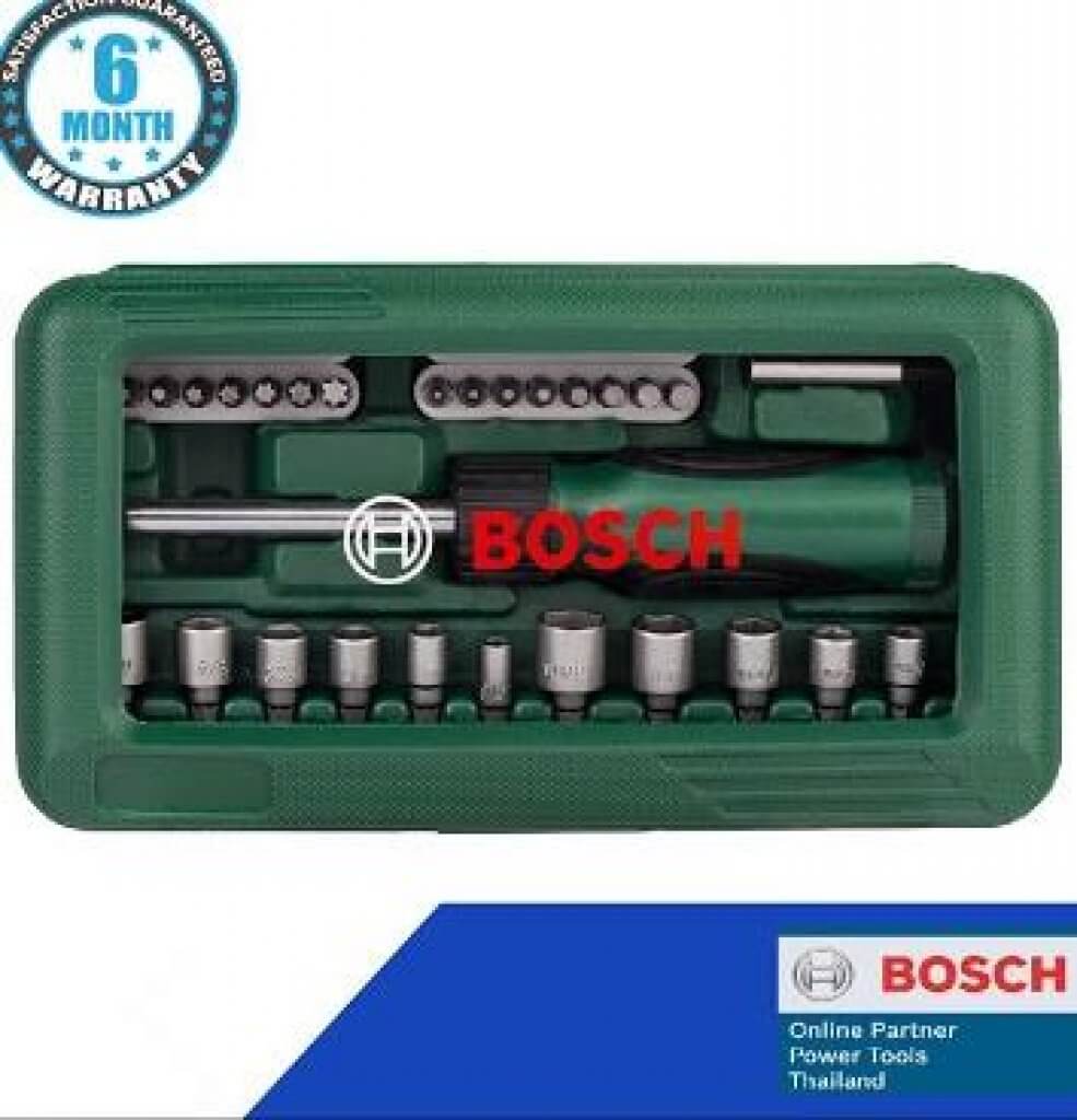 ชุดดอกไขควงมือ BOSCH 46 ชิ้น ของแท้