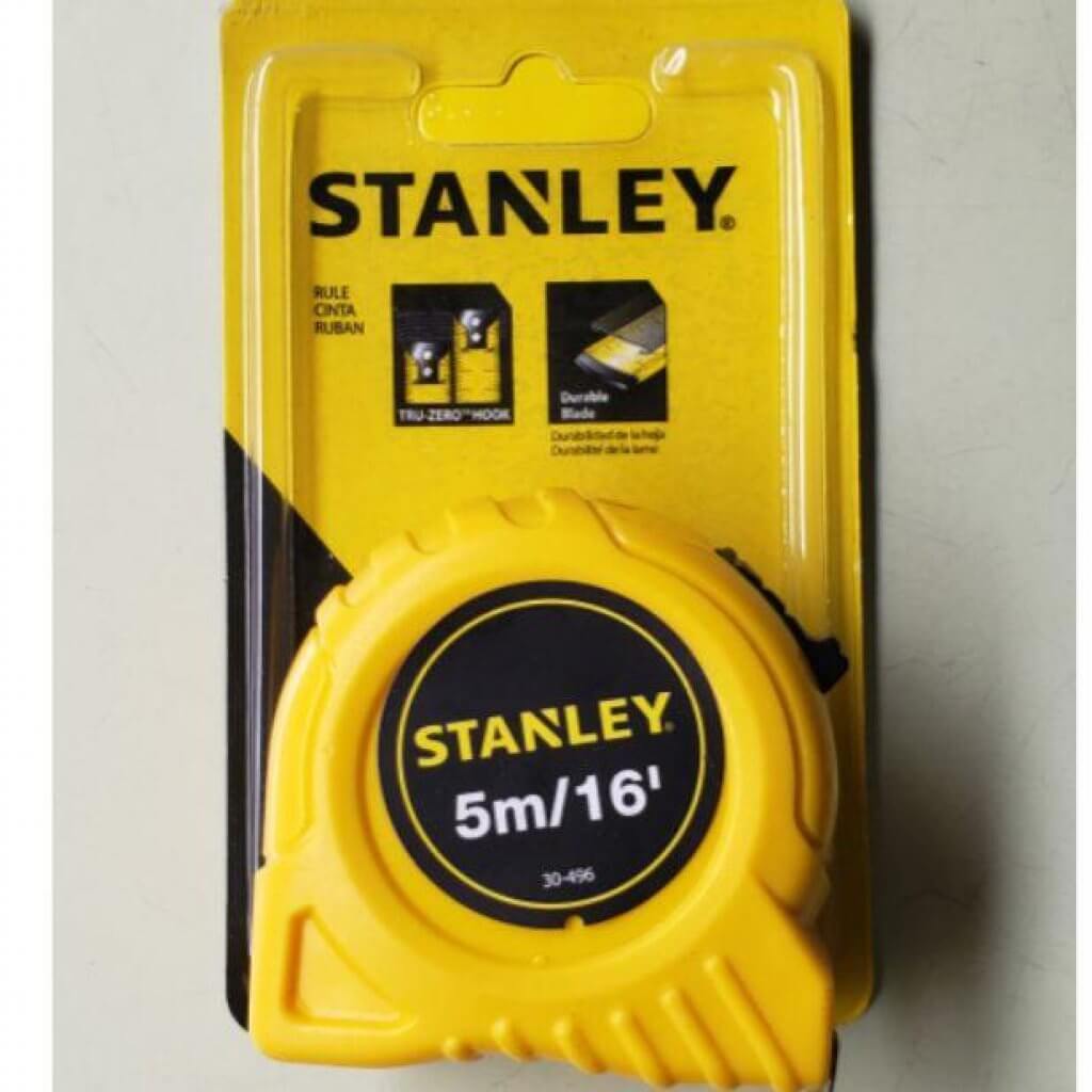 ตลับเมตร Stanley 5 m. ตกไม่แตกจ้า