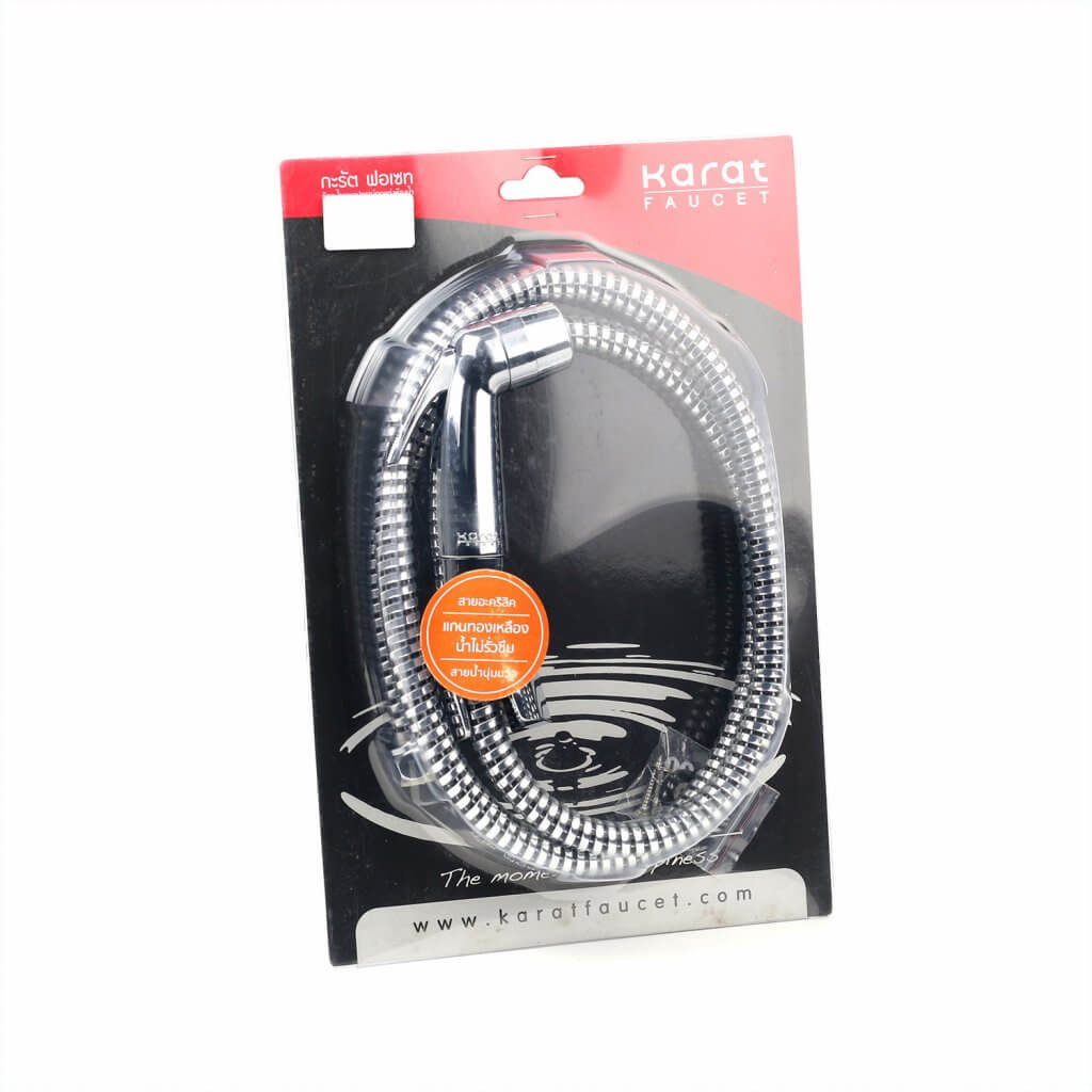 ชุดสายชำระ โครเมี่ยม KARAT FAUCET รุ่นBW01-50