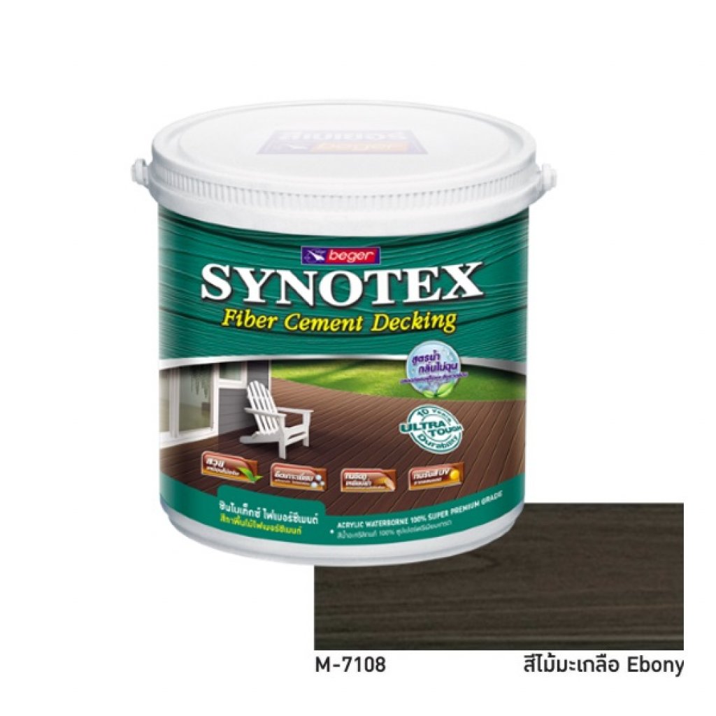 Synotex Decking Fiber Cement สีทาพื้นไม้เทียม M-7108