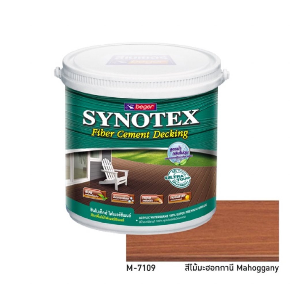 Synotex Decking Fiber Cement สีทาพื้นไม้เทียม M-7109