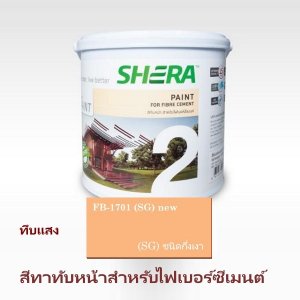 สีทับหน้า FB-1701 กึ่งเงา สีส้มแอปริคอท