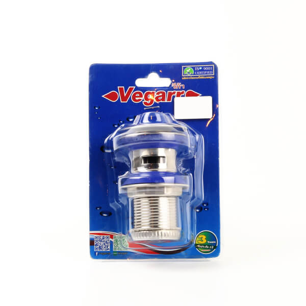 สะดืออ่างล้างหน้าสแตนเลส Vegarr รุ่น V803
