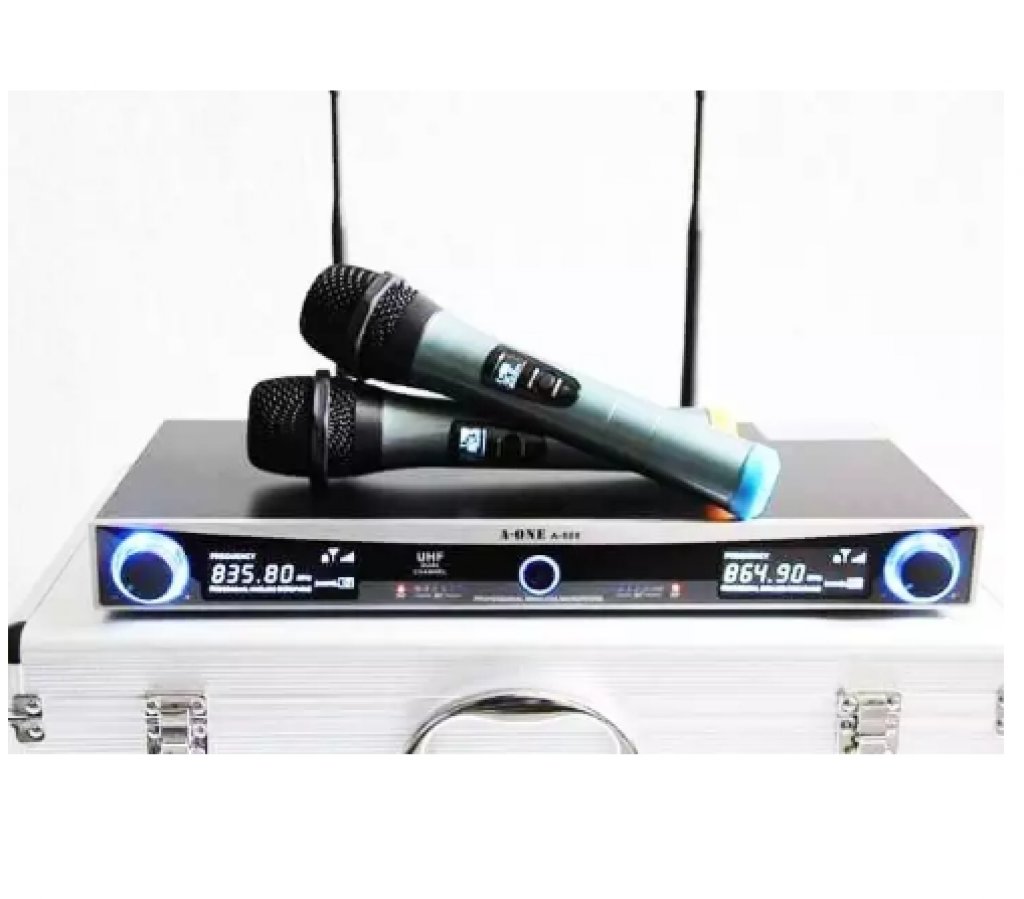 ไมค์ลอยคู่ UHF A-One รุ่น A-888