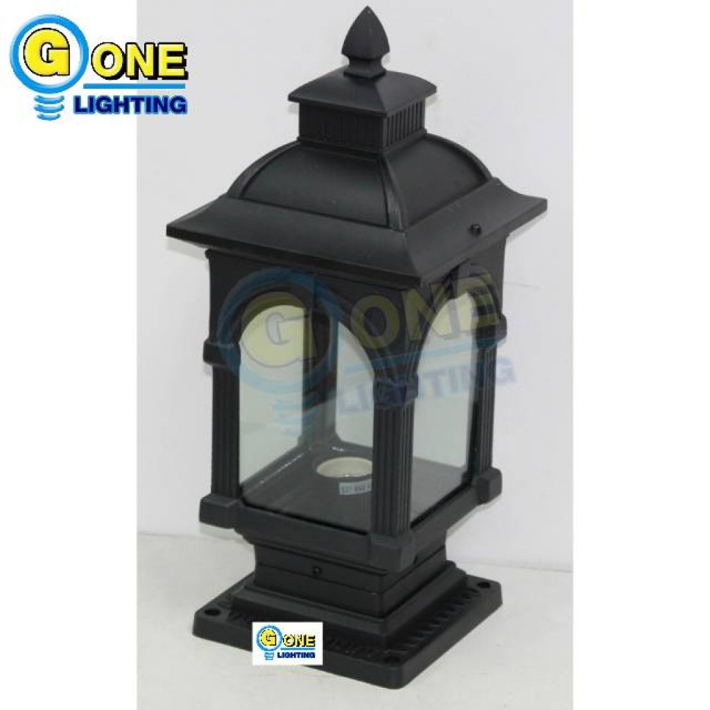 โคมหัวเสาภายนอก G-DCO-706L-S-BK