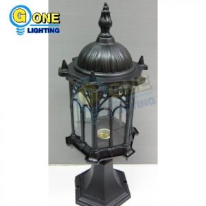 โคมไฟหัวเสาภายนอก G-DCO-9011-S-BK