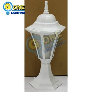 โคมไฟหัวเสาภายนอก G-DCO-857-S-WH