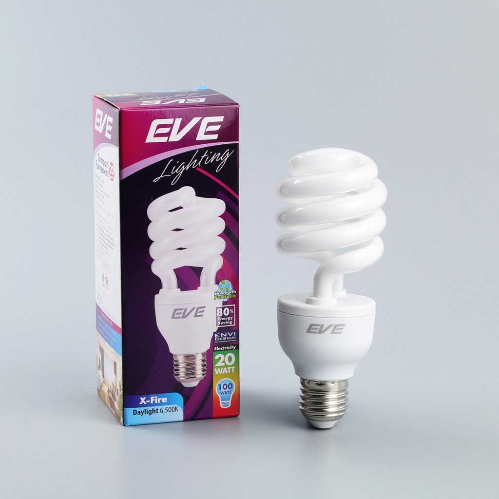 หลอดประหยัดไฟ Daylight 20W EVE รุ่น X-Fire
