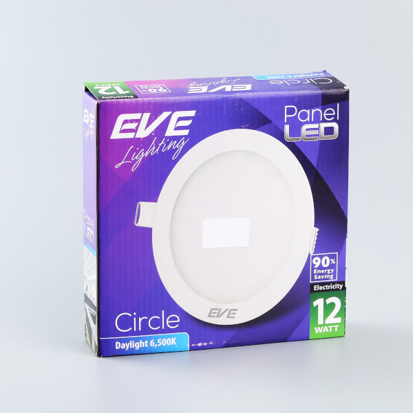 โคมพาเนลไลท์ LED หน้ากลม EVE รุ่น Circle12W Daylight - Image 2
