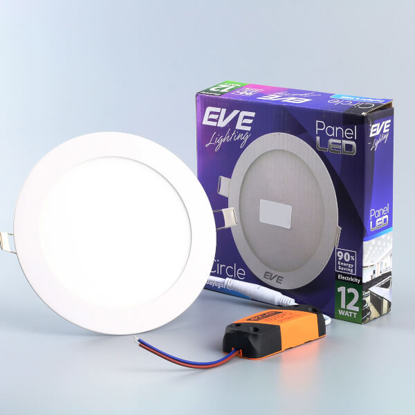 โคมพาเนลไลท์ LED หน้ากลม EVE รุ่น Circle12W Daylight - Image 3