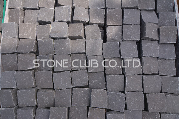 หินลูกเต๋าแบล็คบะซอลต์ | cobblestone black basalt - Image 2