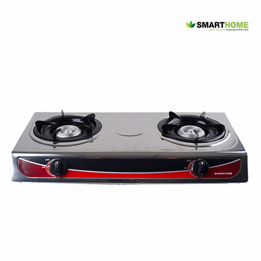 SMART HOME เตาแก๊สสองหัว รุ่น SM-GA2H-03