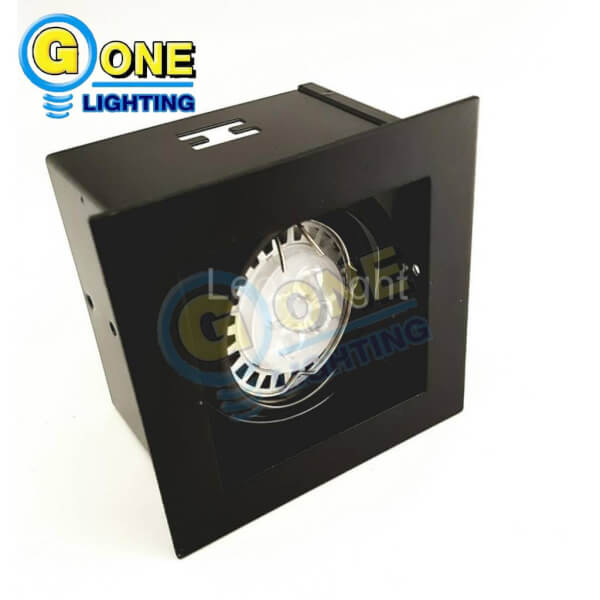 GDL01BK โคมดาวน์ไลท์ฝังฝ้าปรับมุม 1xMR16