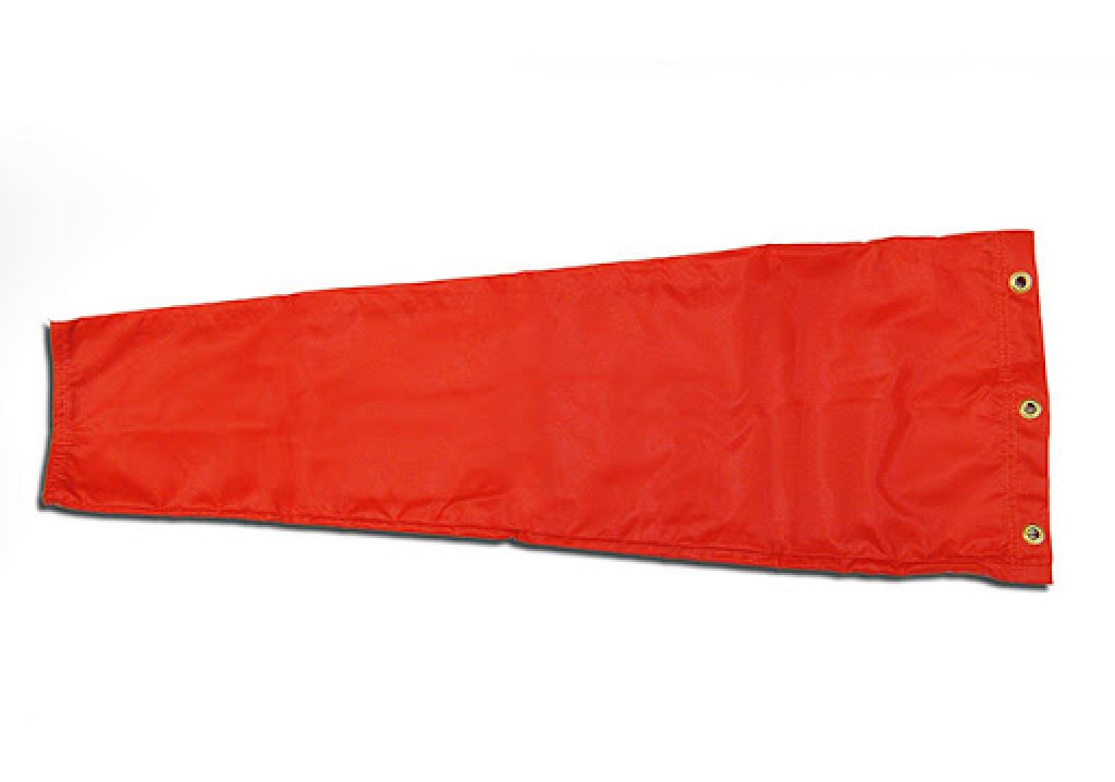 ถุงบอกทิศทางลม Windsock Dia. 45cm. ขอบเจาะตาไก่