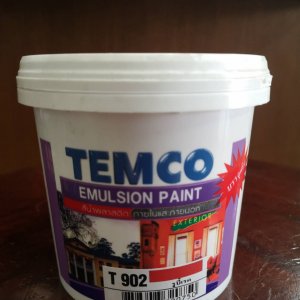 TEMCO สีน้ำอะครีลิค สีแดง รูบี้เรด T902 ขนาด1/4แกลลอน
