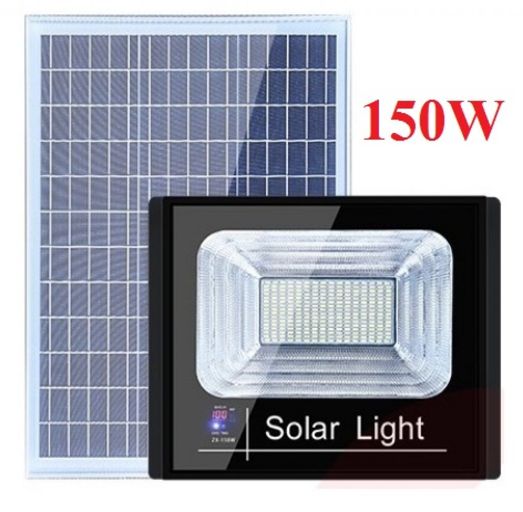 สปอร์ตไลท์ โซล่าเซลล์ 150วัตต์ แสงสีขาว