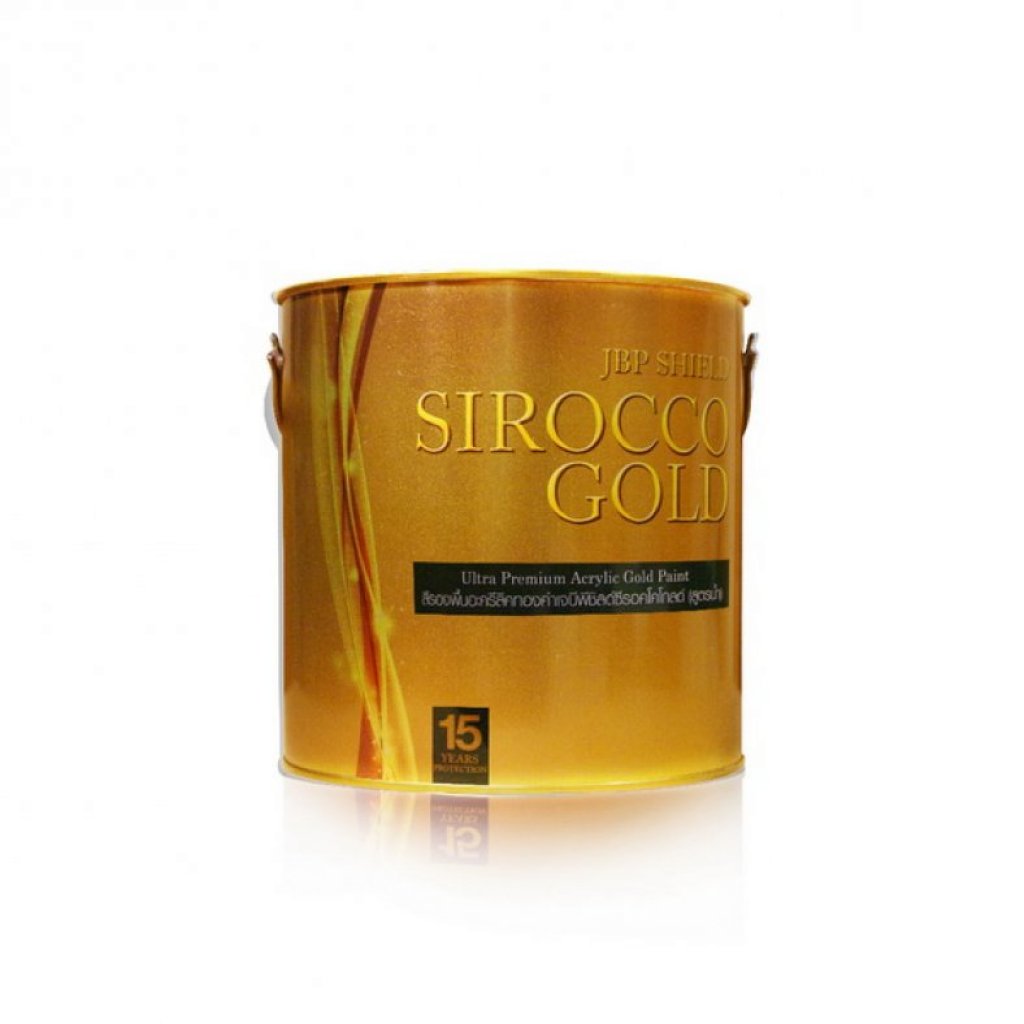 สีรองพื้นทองคำ สีทองคำ เจบีพีชิลด์ซีรอคโคโกลด์ 1 แกลลอน