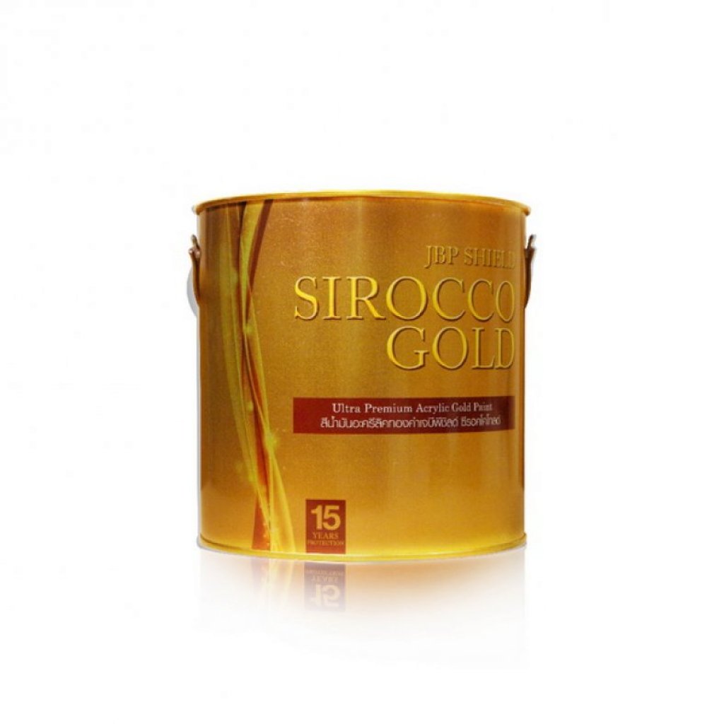 สีน้ำมันอะครีลิคทองคำ เจบีพี แพลทตินัมโกลด์ SG-100 สูตรน้ำมัน ขนาด 1 แกลลอน