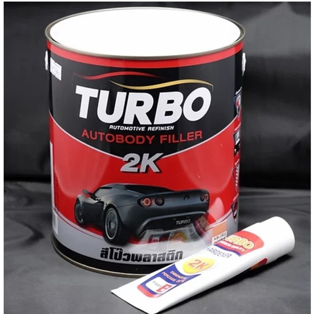 สีโป๊วแดงเทอร์โบ Turbo Autobody Filler ขนาด 1 แกลลอน