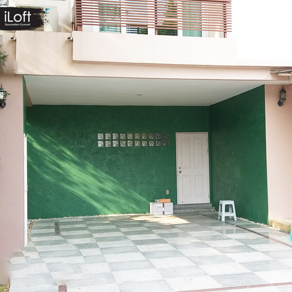 iLoft Box Set ปูนขัดมันตกแต่งผนัง สูตรน้ำ สี Emerald green 7 KG. - Image 7