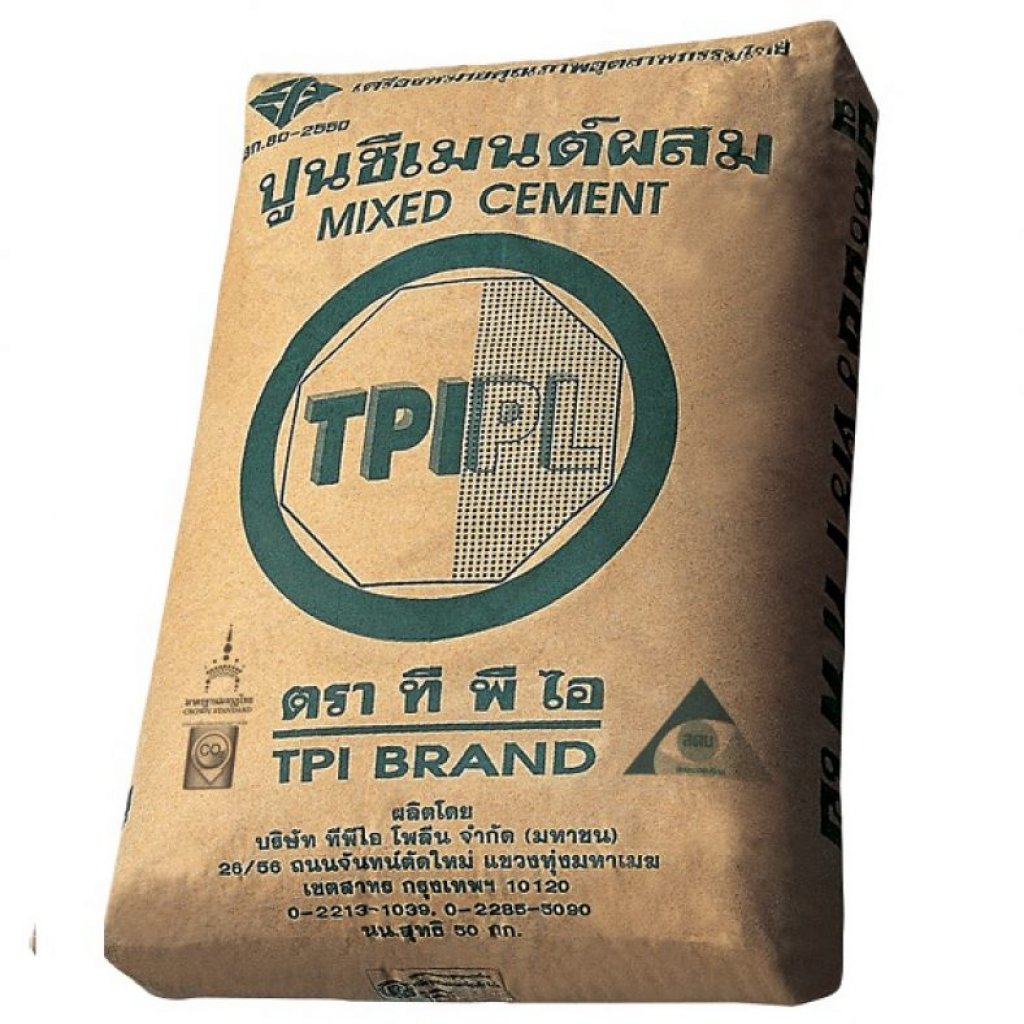 TPI ปูนซีเมนต์ผสม เขียว 50กก.