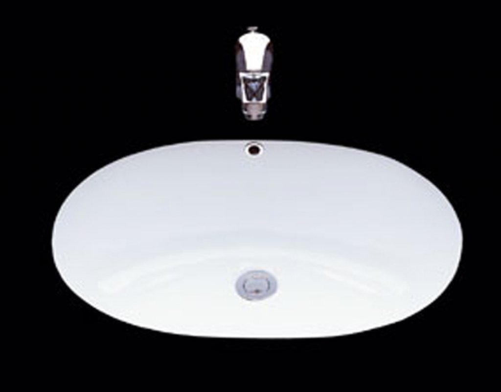 TOTO L546UDV1 อ่างล้างหน้าแบบฝังใต้เคาน์เตอร์ สีขาว