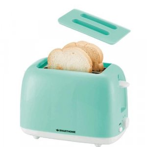 Smart home Toaster เครื่องปิ้งขนมปัง 2ชิ้น พร้อมฝาปิด รุ่น SM-T650