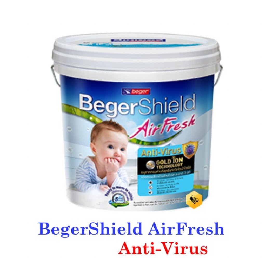 BegerShield AirFresh Anti-Virus สีน้ำอะคริลิก-กึ่งเงา
