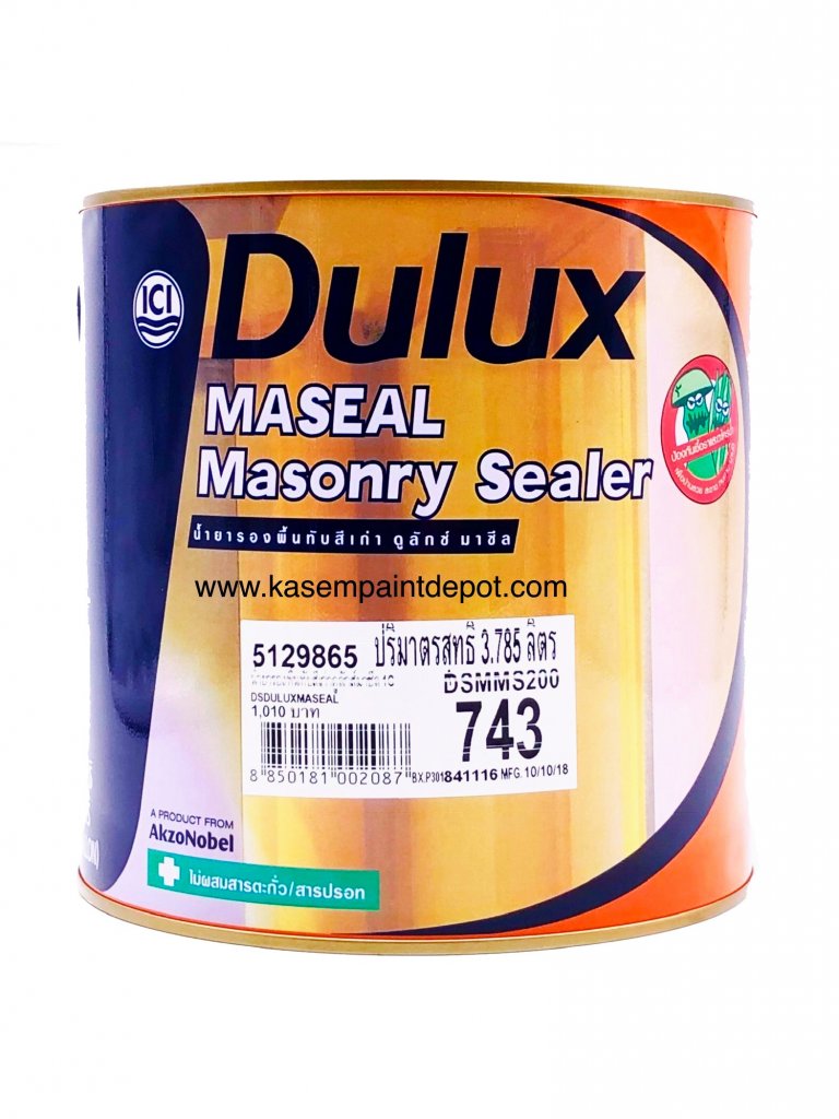 ICI Dulux มาซีล 743 รองพื้นปูนเก่า สีใส