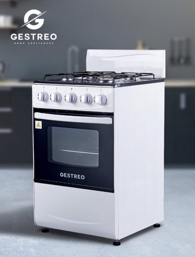 GESTREO เตาแก๊ส 4 หัว พร้อมเตาอบ ความจุ 50 ลิตร