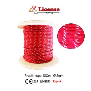 เชือกทำพรูสิก สีแดง 8mmx100m License