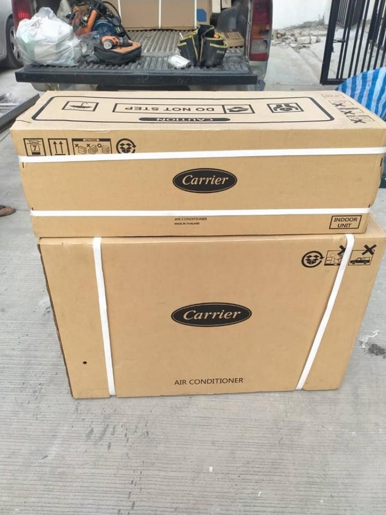 แอร์Carrier รุ่น42TEVGB018-703 (Gemini) ขนาด18000บีทียู ติดผนัง เบอร์5 R32