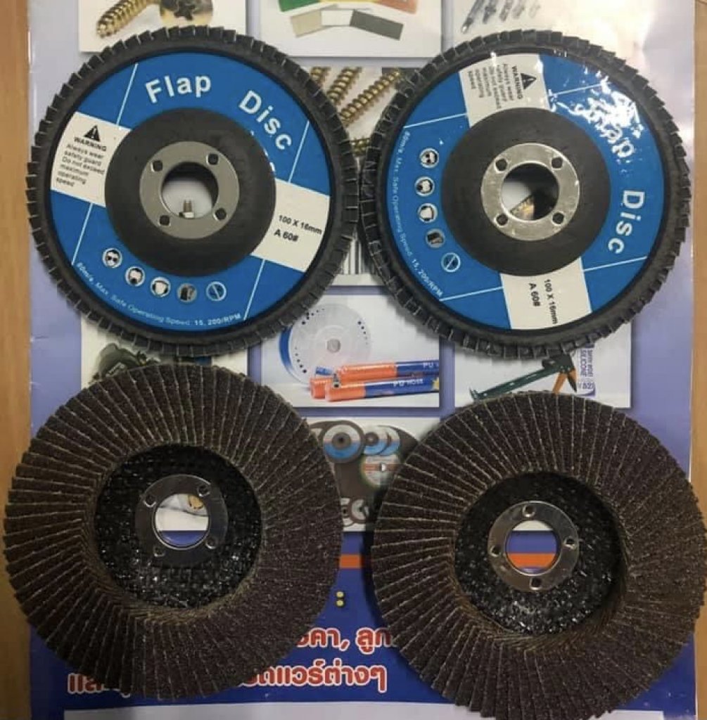ผ้าทรายซ้อนหลังแข็ง FLAP DISC HARD