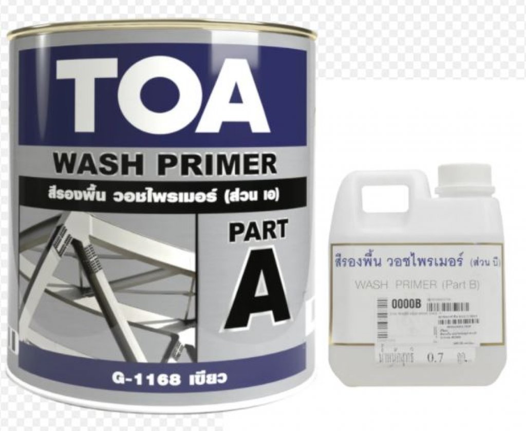 สีรองพื้นเกาะเหล็ก วอช ไพร์เมอร์ TOA Wash Primer