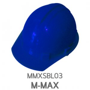 หมวกนิรภัย ABS ยี่ห้อM-MAX สีน้ำเงิน