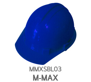 หมวกนิรภัย ABS ยี่ห้อM-MAX สีน้ำเงิน